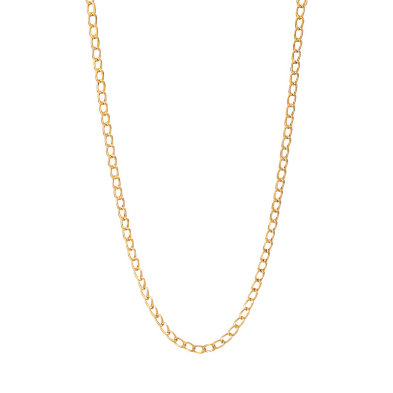 Essentials Seneca Long Necklace matt gold plated - 95 CM