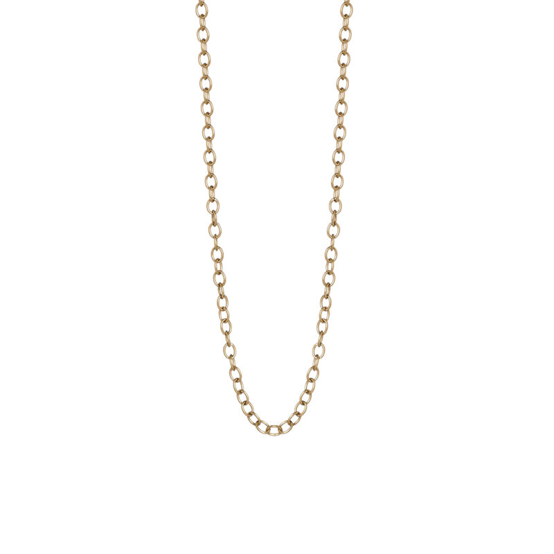 Essentials be Free necklace matt gold plated - 60 CM