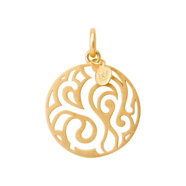 Essentials Freedom Charm matt gold plated