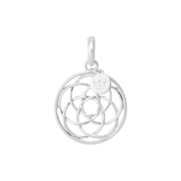 Essentials Viking Knot charm matt silver plated