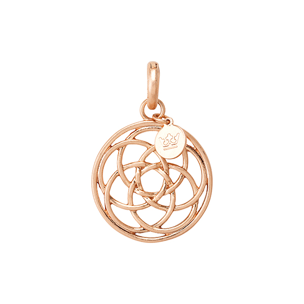 Essentials Viking Knot charm matt rose gold plated