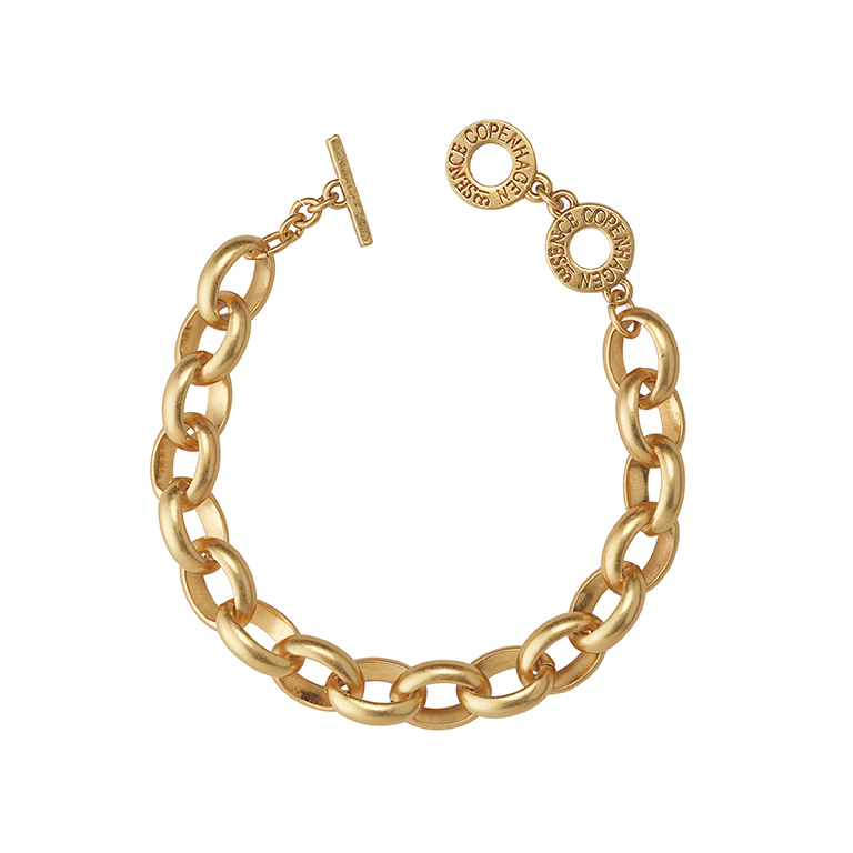 Essentials Everyday bracelet matt gold plated