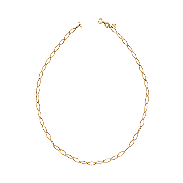 Essentials Ronja necklace matt gold plated - 90 CM